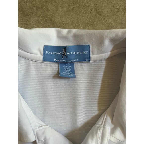 Fairway & Greene Pureformamce US Open 2009 Bethpage Black Polo Collar Shirt L - Picture 5 of 5